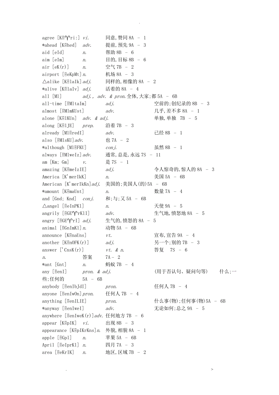 初中英语词汇大全_第2页