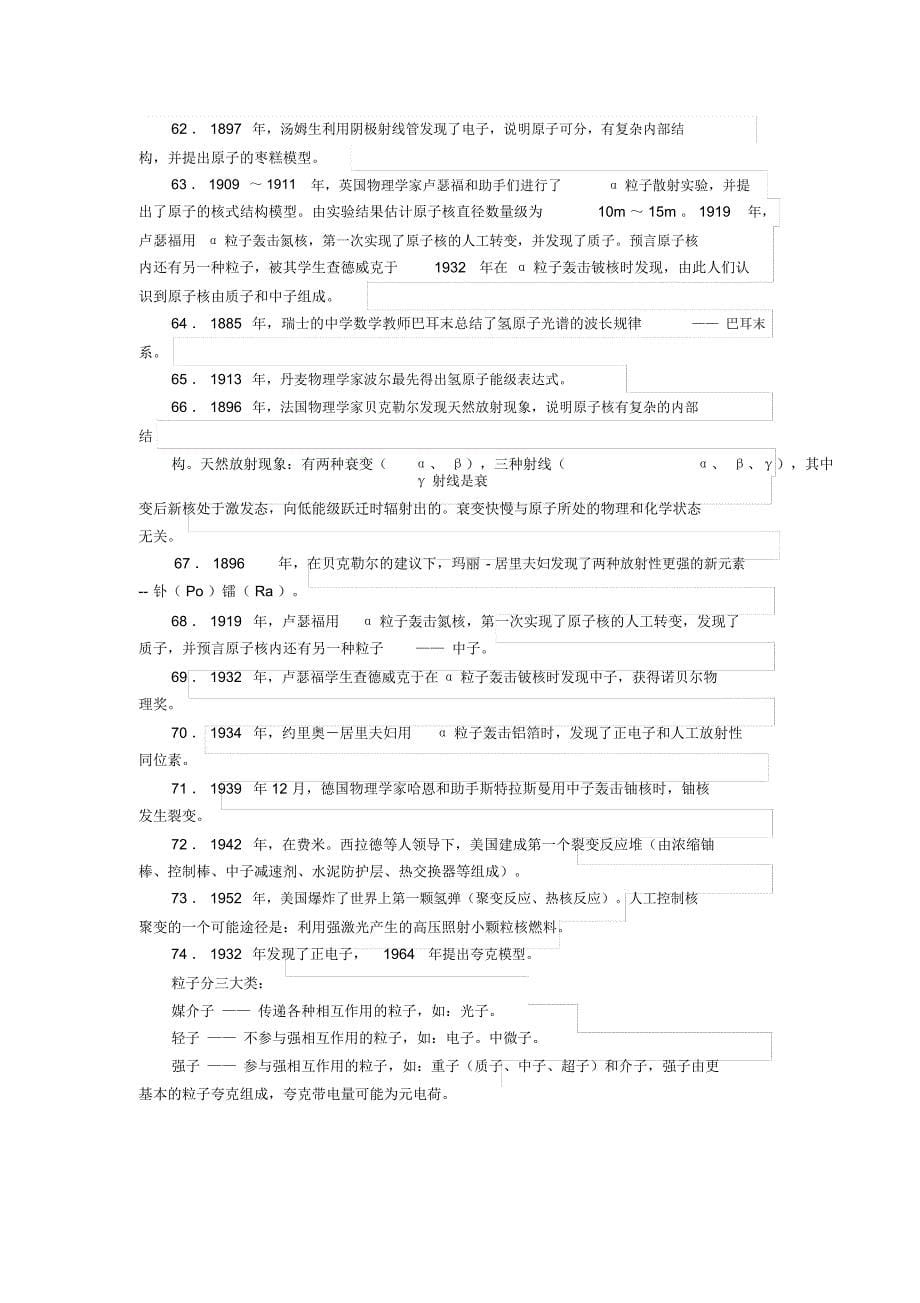 高中最全的物理学史总结_第5页