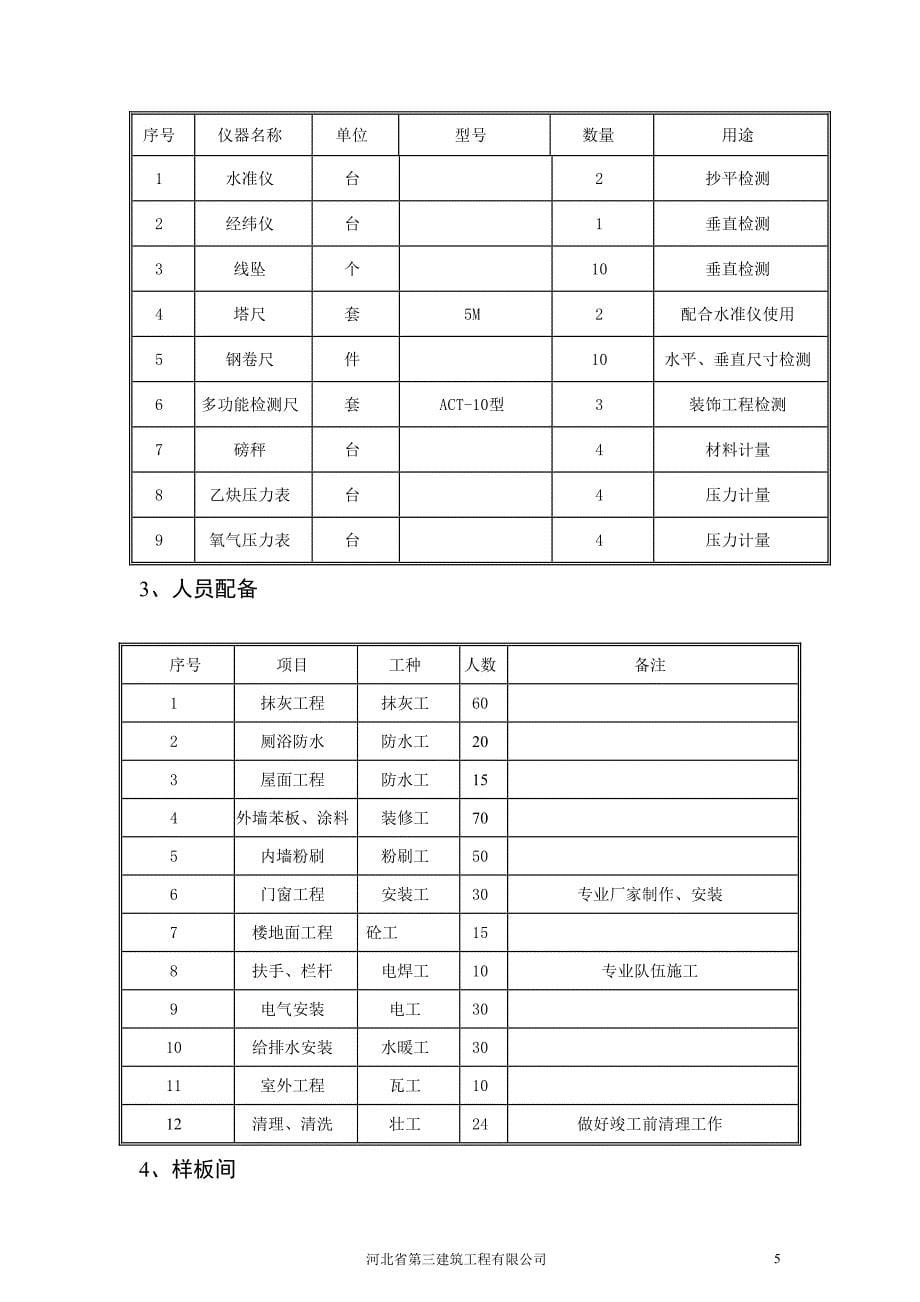 铂瑞公馆装修施工方案_第5页