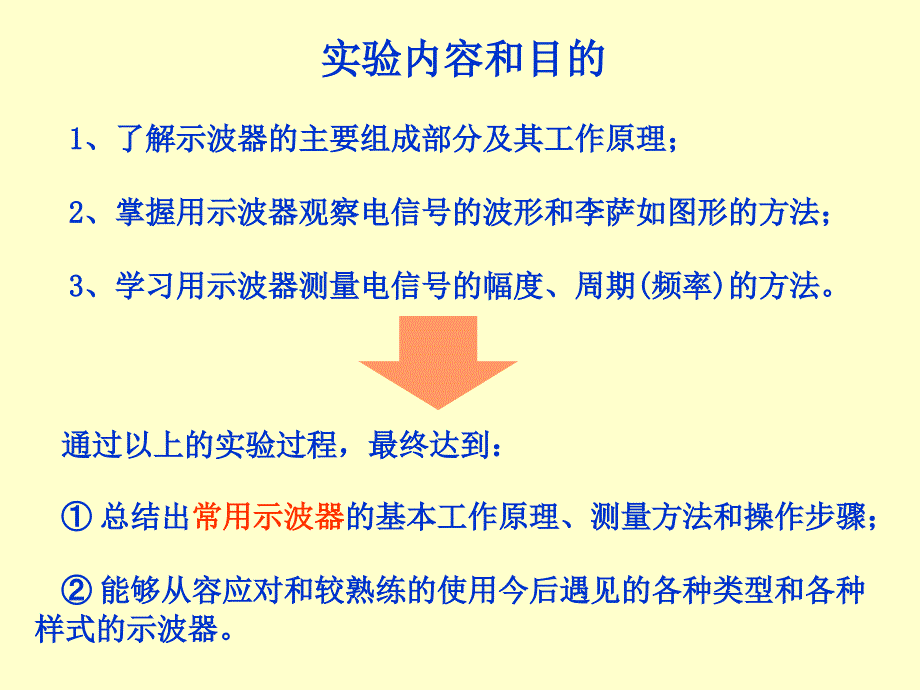 大学物理实验课件：示波器的使用_第3页