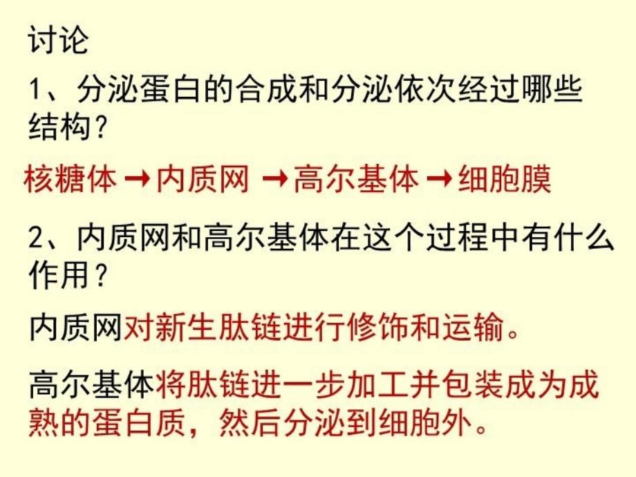 分泌蛋白的合成和运输过程培训讲学_第4页