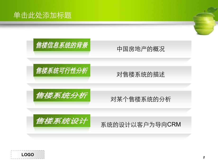 房地产售楼信息管理系统课件_第2页