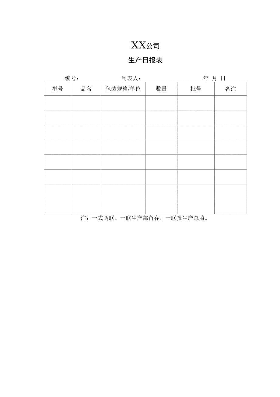 生产车间常用表格15份_第5页