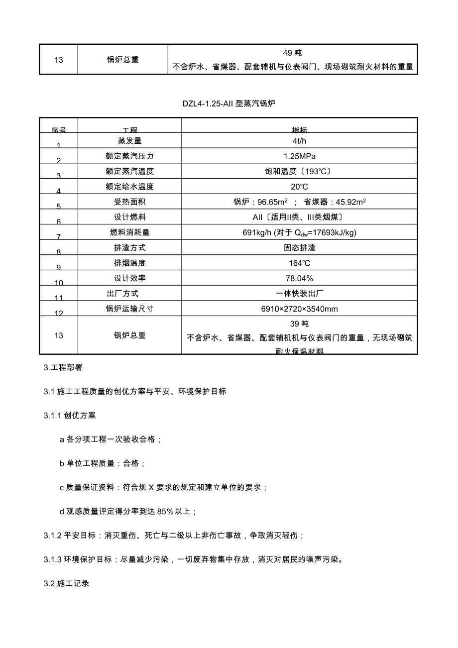 XX锅炉安装施工组织设计(新)_第4页