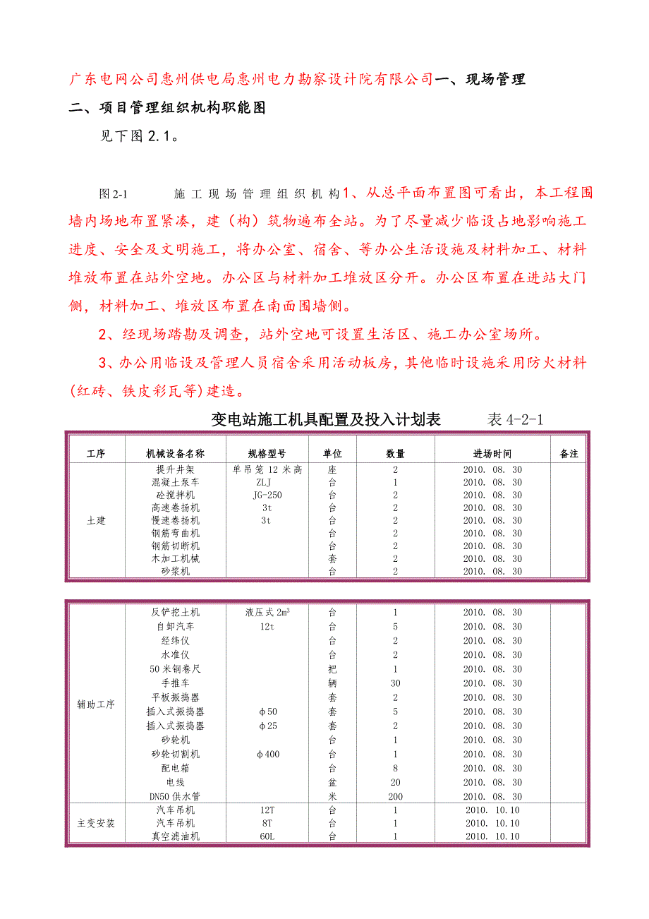 110kV斑樟变电站施工组织设计.docx_第3页