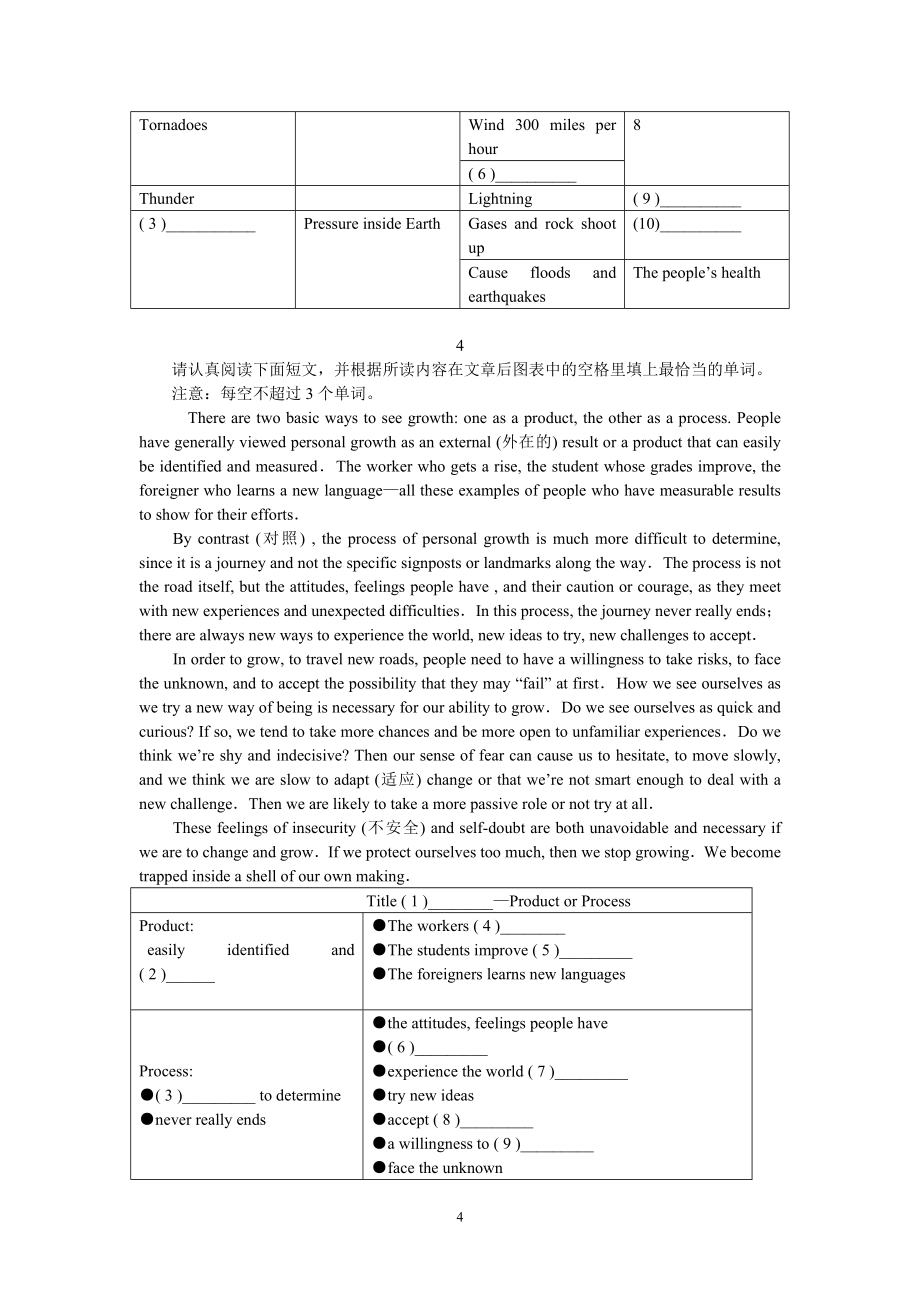 高中英语新题型：任务型阅读练习.doc_第4页