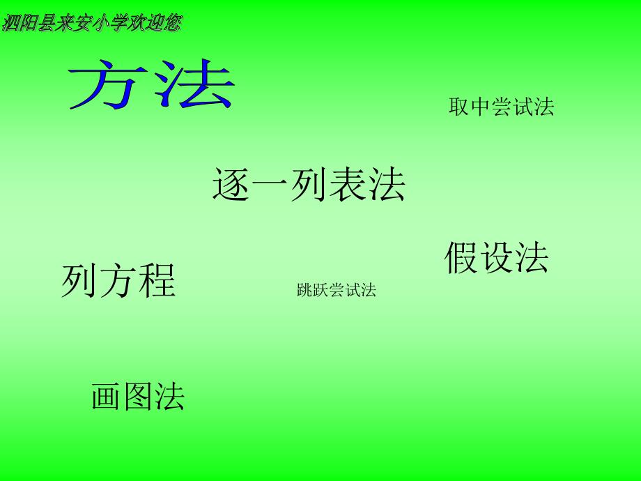 人教版六年级数学上册《鸡兔同笼》_课件 (3)_第3页