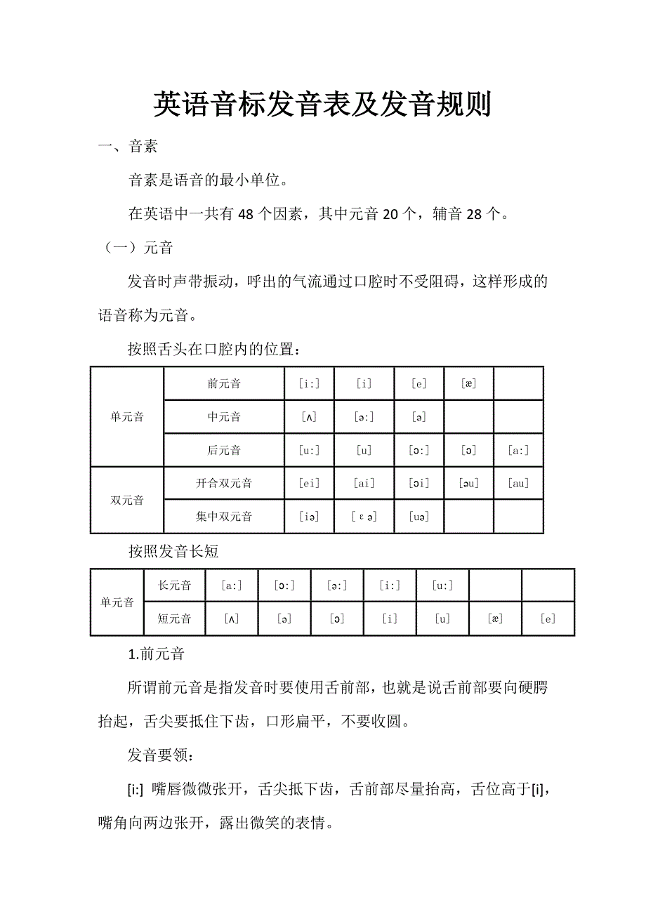 英语音标教材_第1页