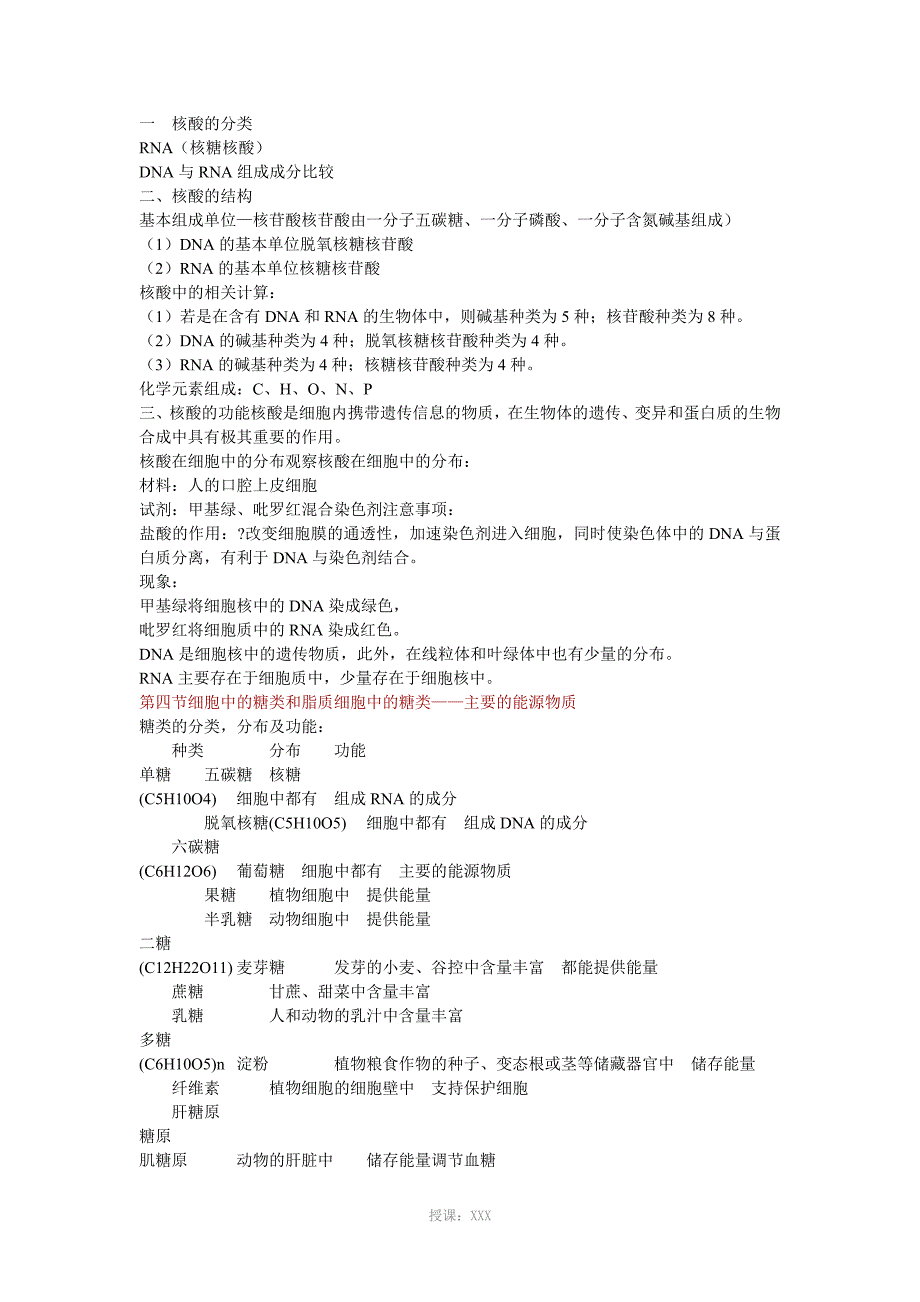 ibg人教版高一生物必修一知识点_第4页