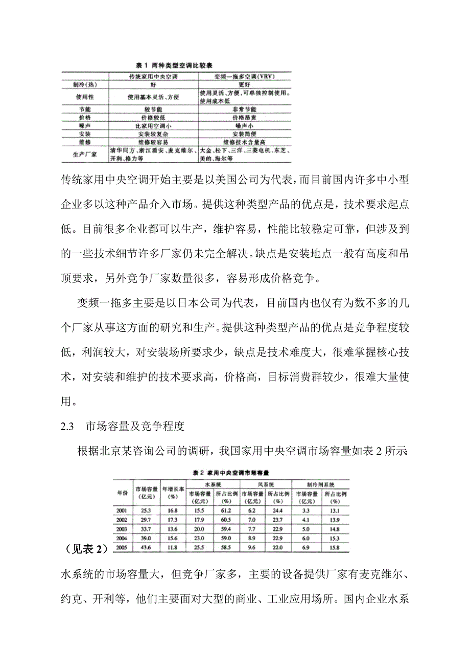 家用中央空调市场分析与企划建议_第2页