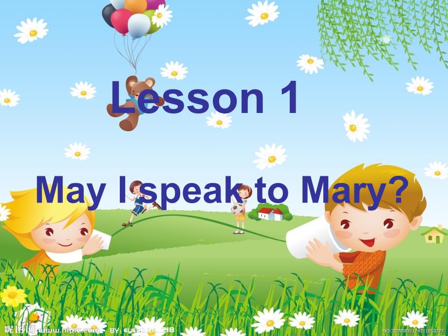 2022五年级英语下册Lesson1MayIspeaktoMary课件3科普版_第1页