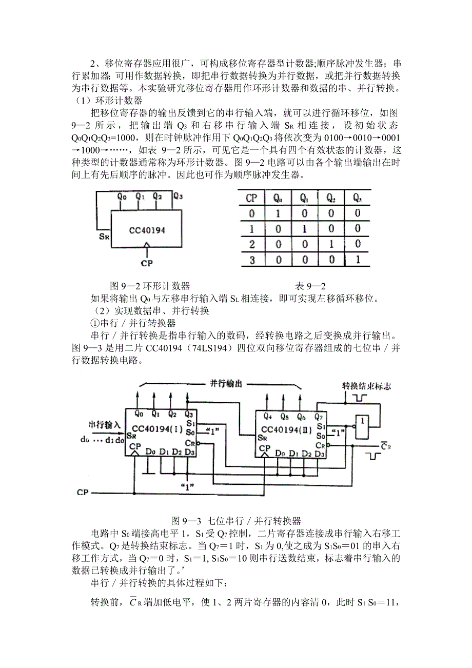 湖南工大-数电实验六移位寄存器及其应用_第2页