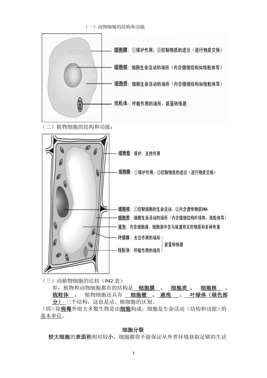 初三生物复习提纲汇总.doc_第2页