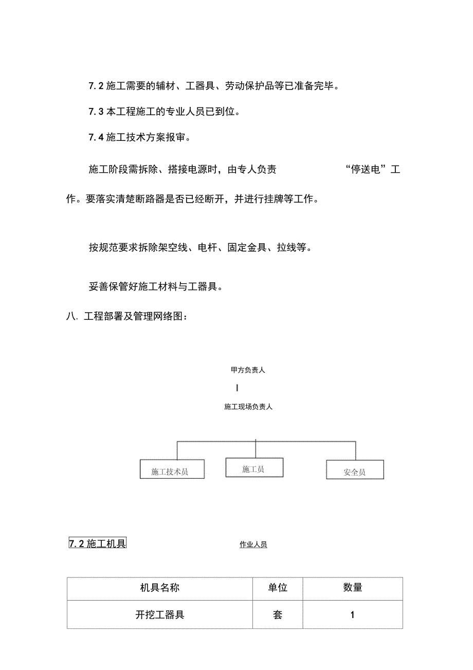 高压线路改造施工方案_第5页