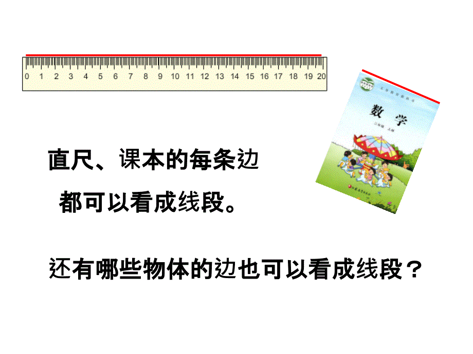 精品二年级上册数学课件第五单元厘米和米第1课时认识线段苏教版共9张PPT可编辑_第3页