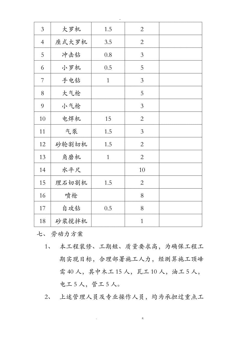 银行装修施工设计方案_第5页