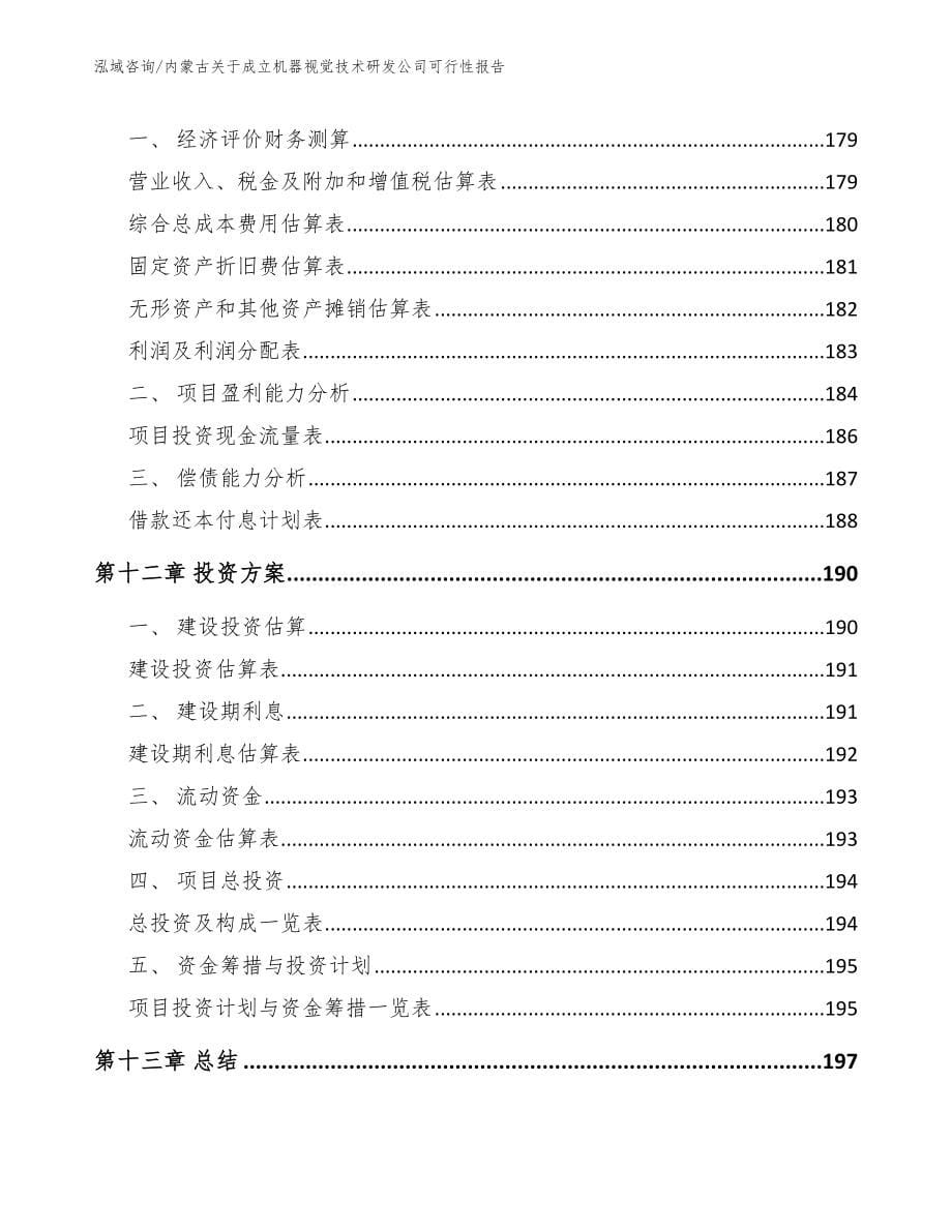 内蒙古关于成立机器视觉技术研发公司可行性报告（模板范本）_第5页