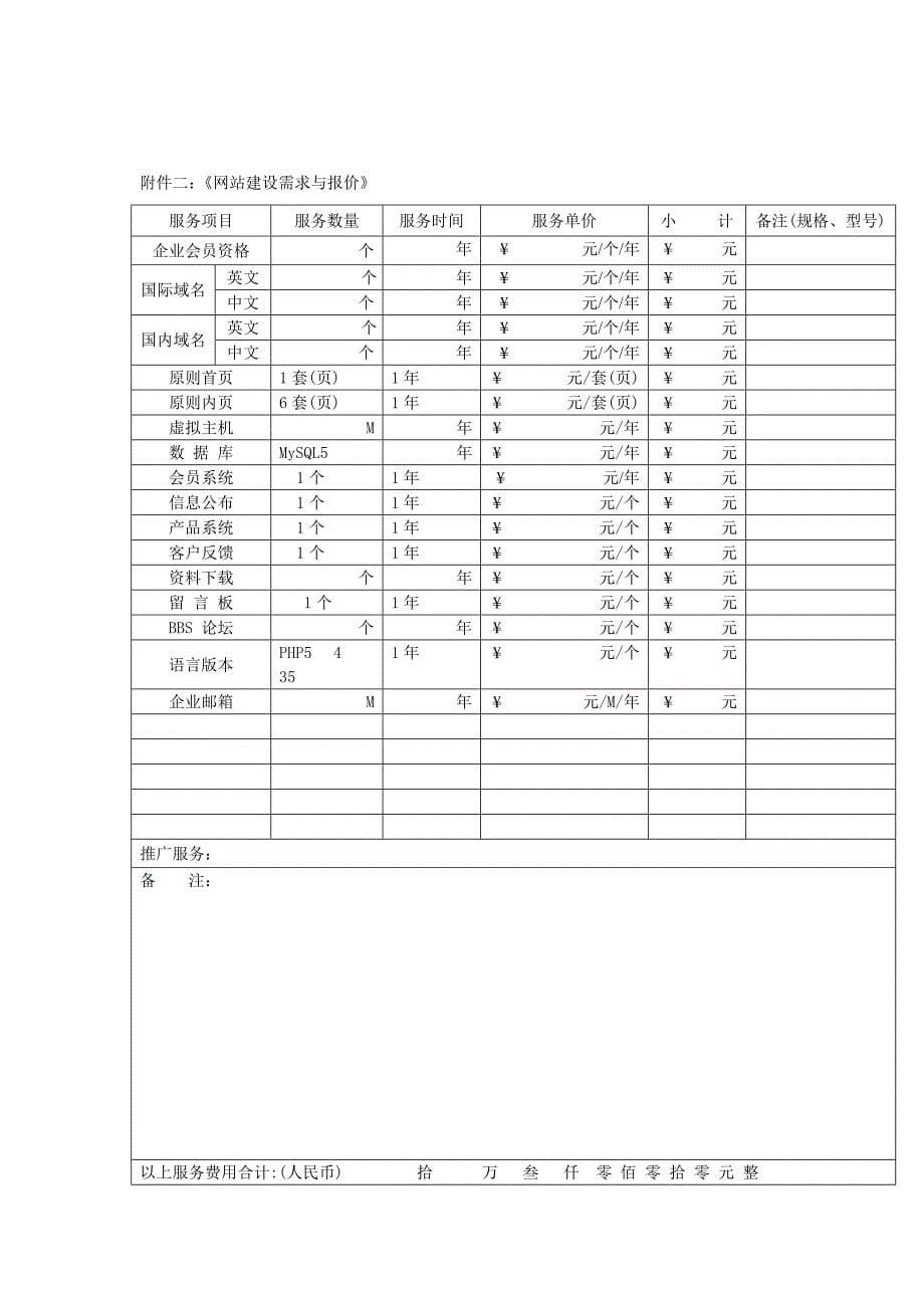 网络推广合同书_第5页