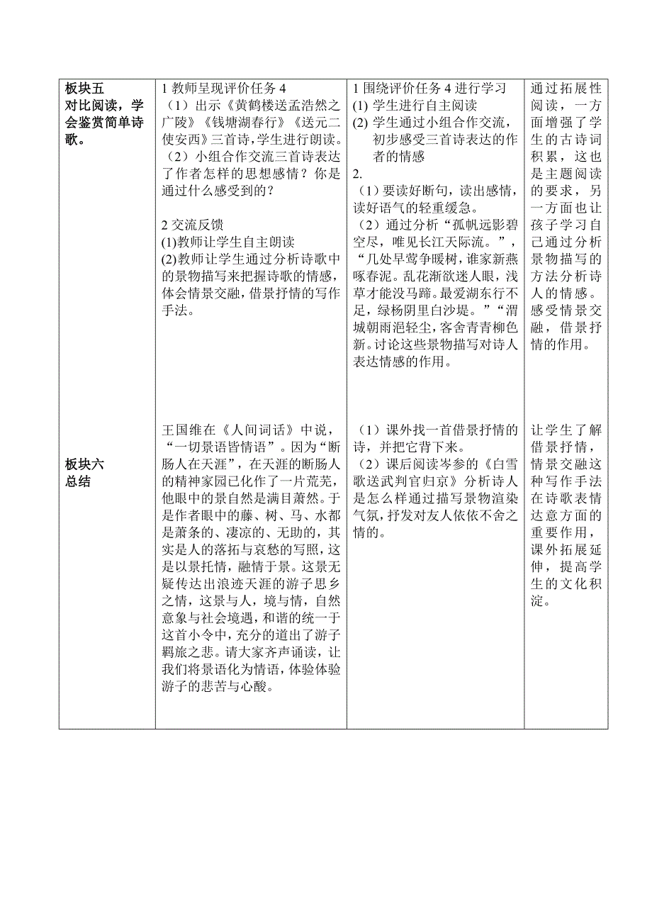 10《天净沙秋思》教案姜春生 (2)（教育精品）_第3页