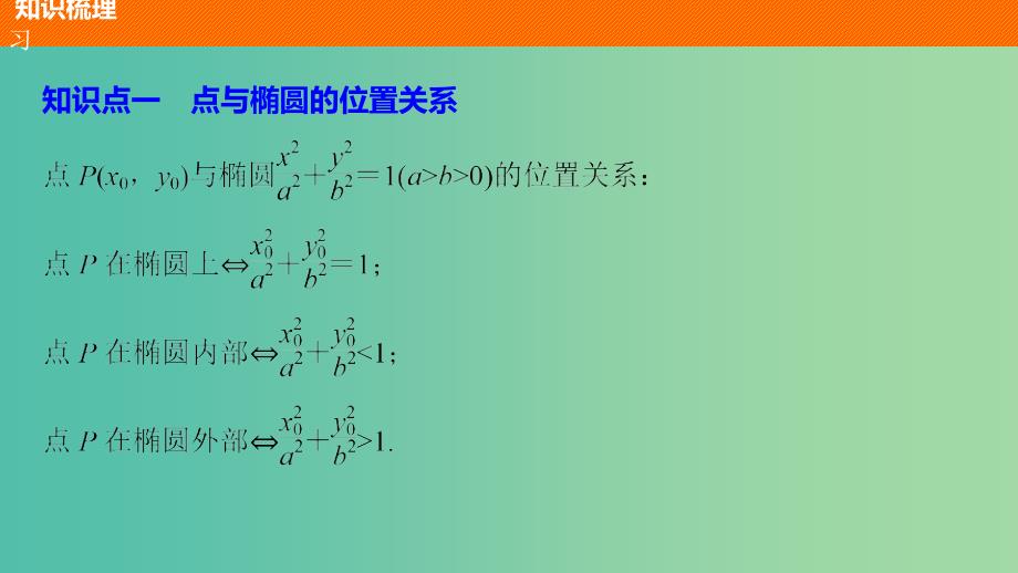 高中数学第三章圆锥曲线与方程1.2椭圆的简单性质(二)课件北师大版.ppt_第4页