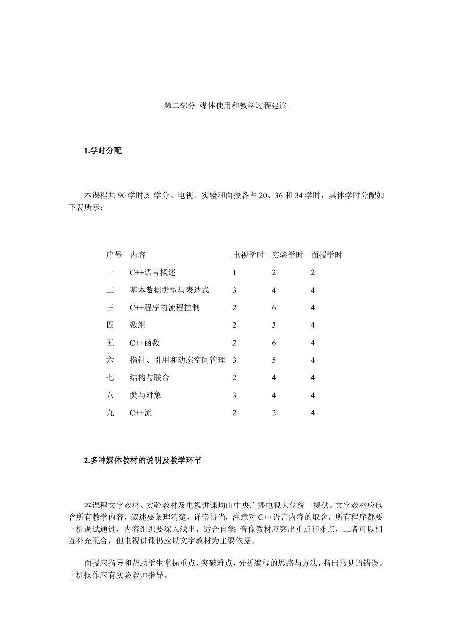 电大中央广播电视大学C语言程序设计小抄参考_第2页