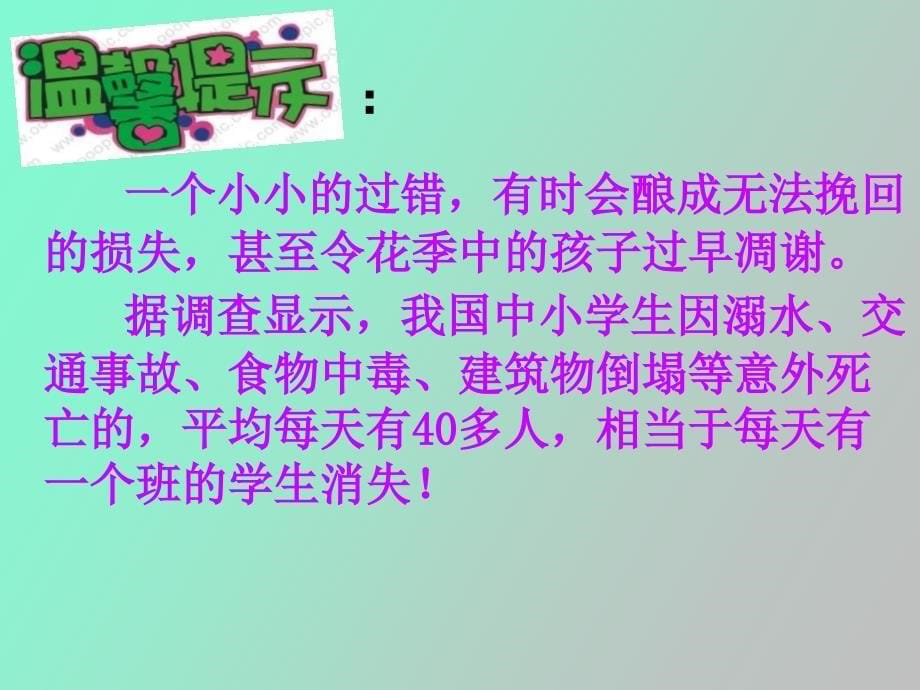 职业学校《校园安全主题班会》主题班会_第5页