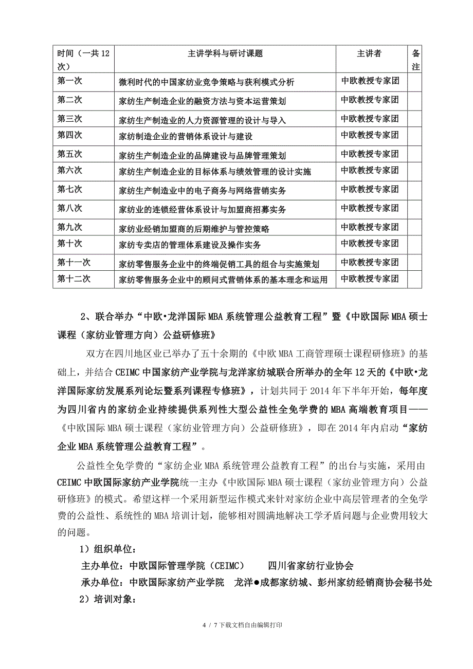 中欧国际家纺产业学院初步合作方案_第4页