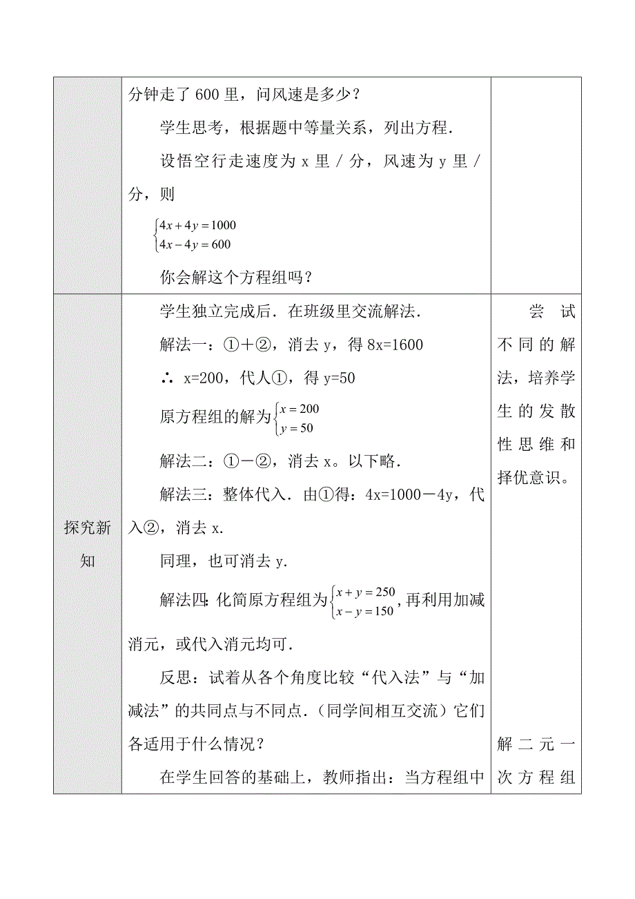 【最新】人教版七年级下册：第8章二元一次方程组第42课时 用加减法解二元一次方程组四_第2页