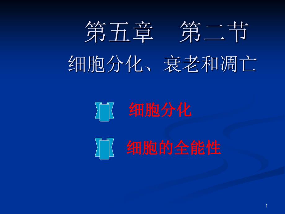 细胞的分化公开课ppt课件_第1页