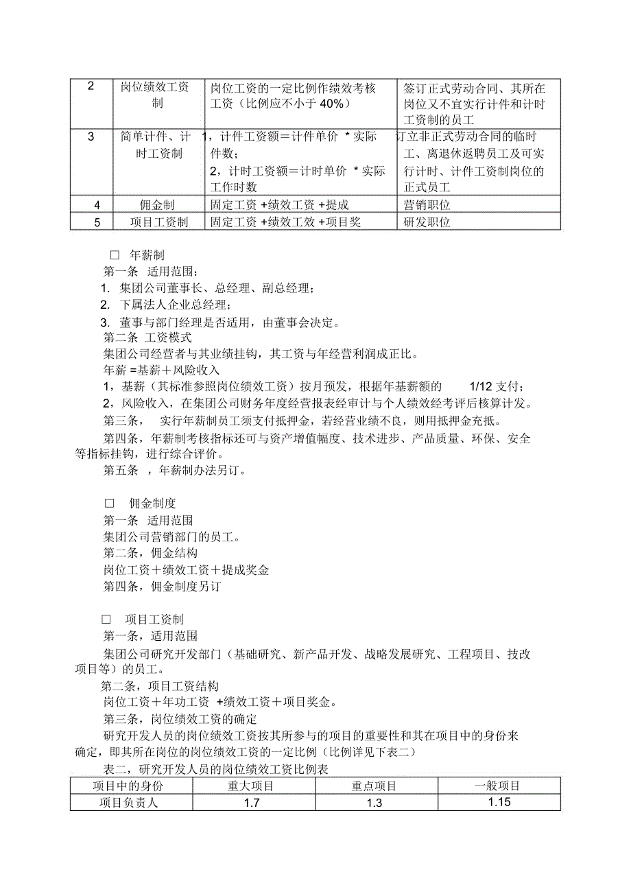 重庆四维薪酬制度_第3页