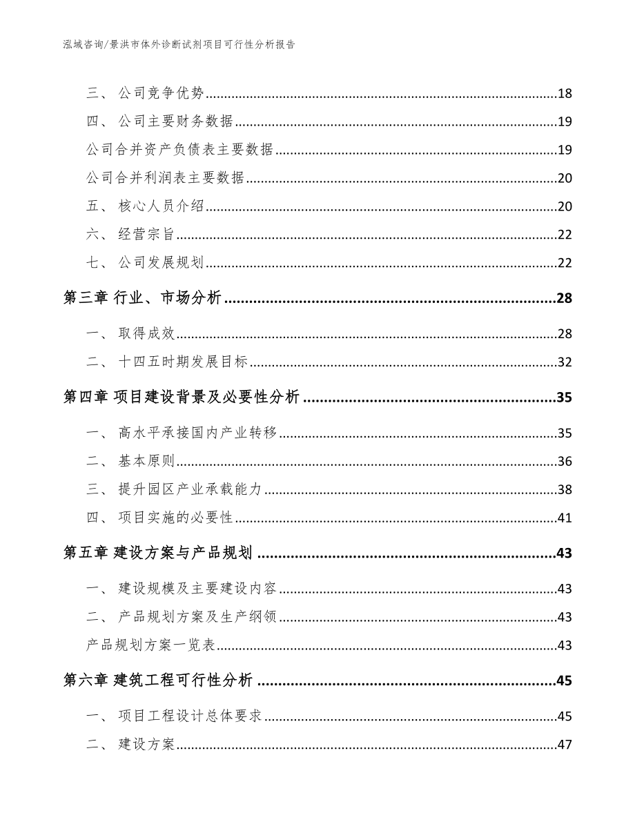 景洪市体外诊断试剂项目可行性分析报告_第4页