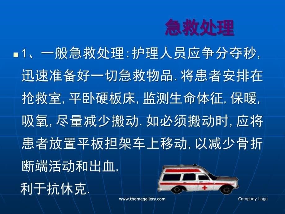 骨盆骨折合并失血性休克的急救护理ppt课件_第5页