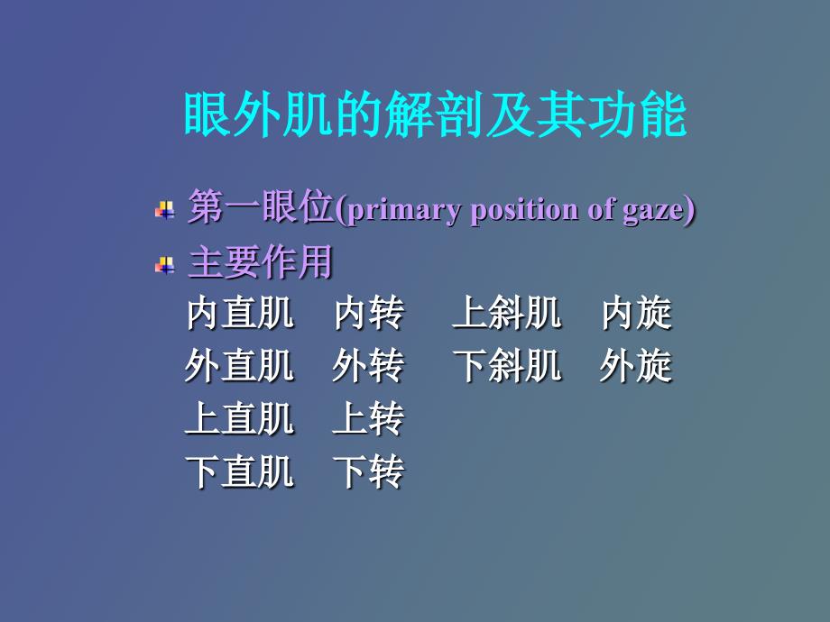 眼外肌病和弱视知识培训课程_第3页