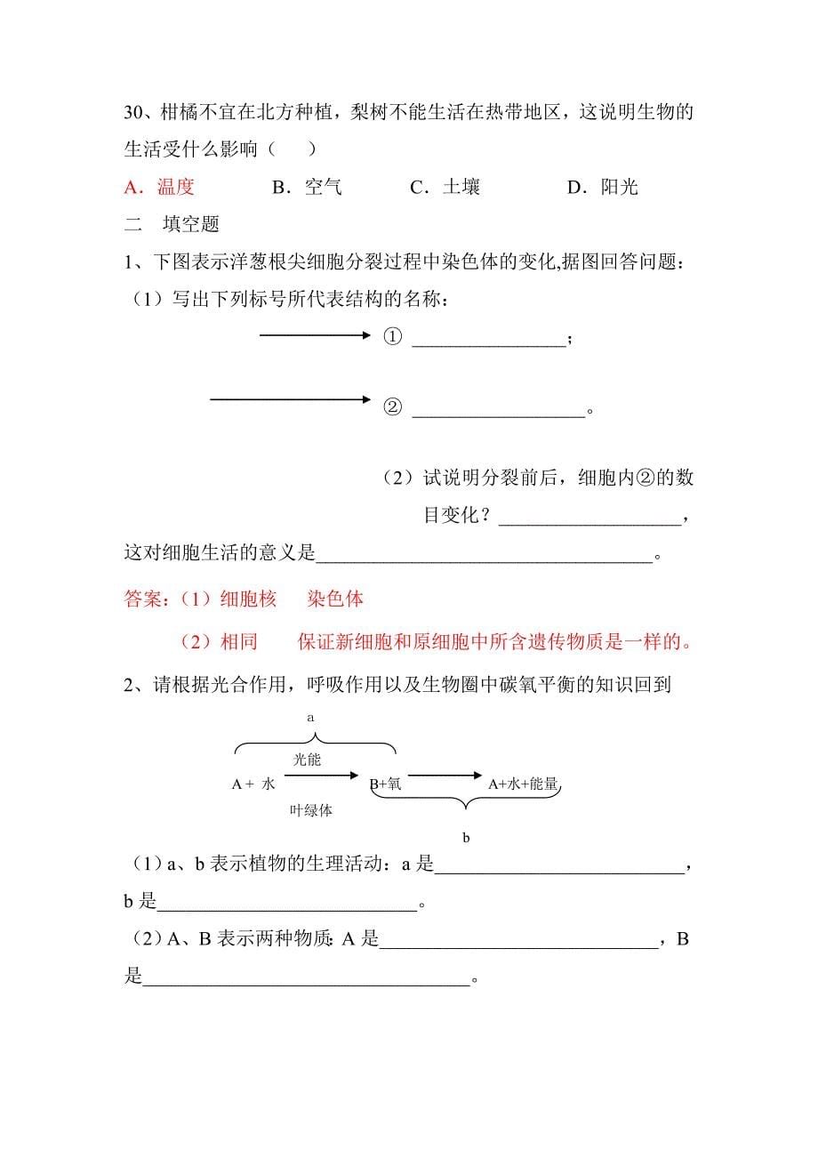 天河区七年级上册测试命题_第5页