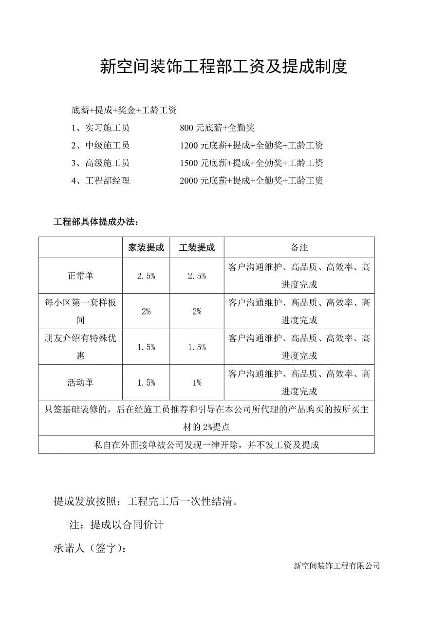 装饰工资及提成制度_第5页