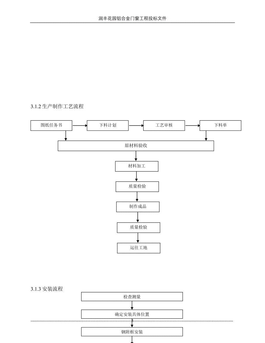 铝合金门窗施工组织方案.doc_第5页