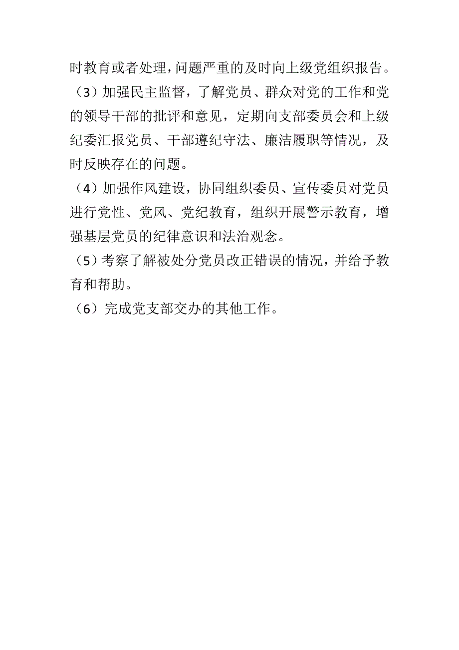 党支部书记、组织委员、宣传委员、纪律检查委员主要职责.docx_第4页