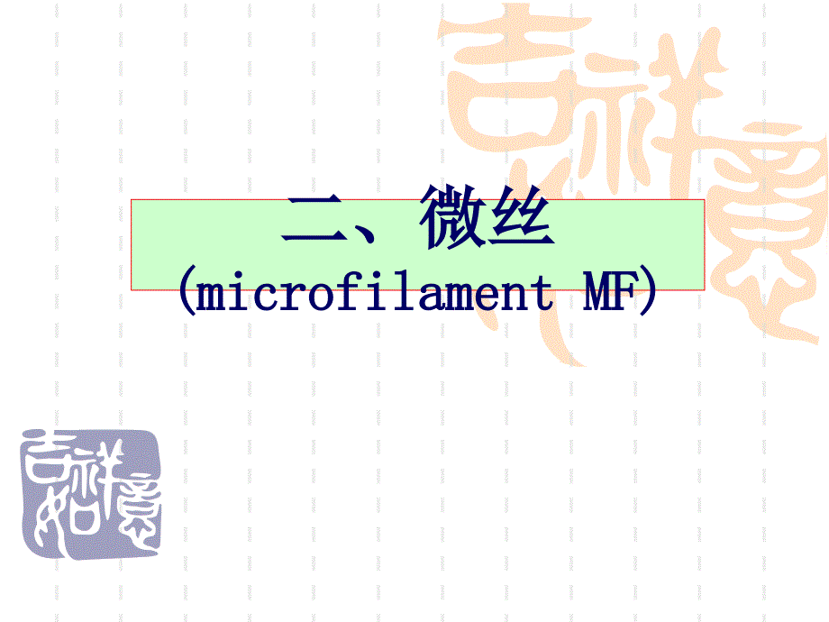 最新：医学细胞生物学细胞骨架文档资料_第1页