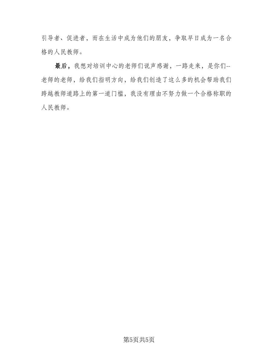 教师培训个人总结例文（2篇）.doc_第5页