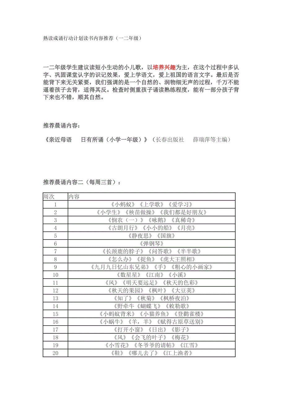 一二年级熟读成诵内容推荐.doc_第1页