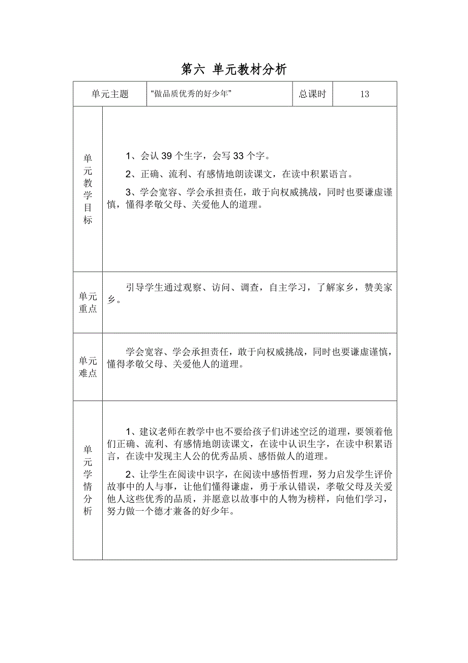 二年级语文第六单元预案_第1页