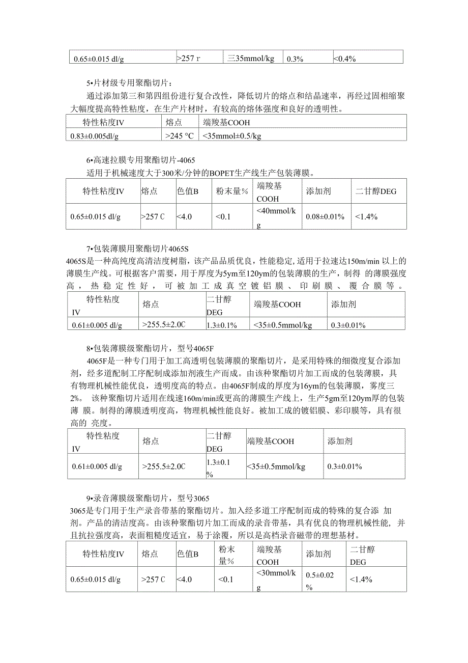 膜级聚酯切片_第2页