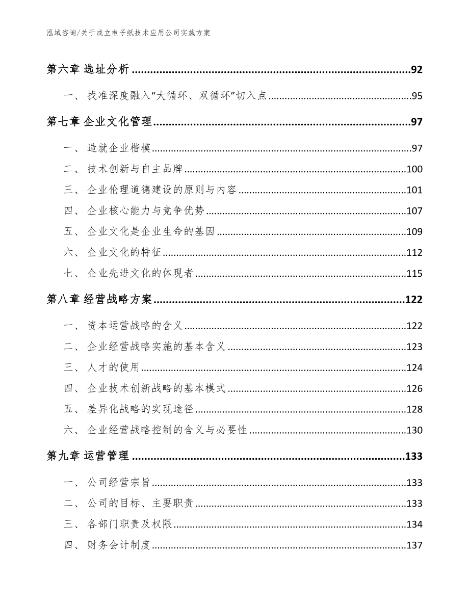 关于成立电子纸技术应用公司实施方案模板_第3页