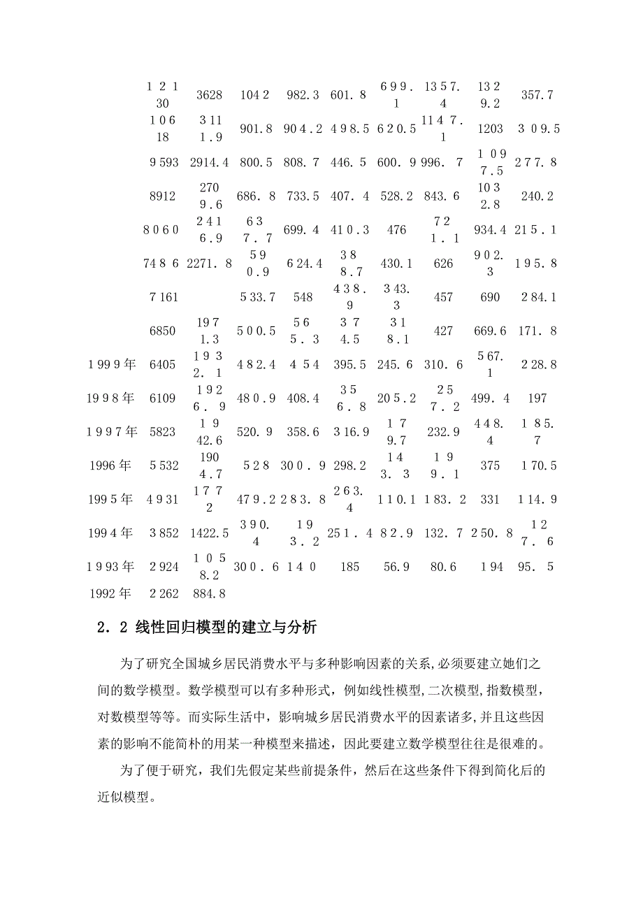 城镇居民消费水平的逐步回归分析_第3页