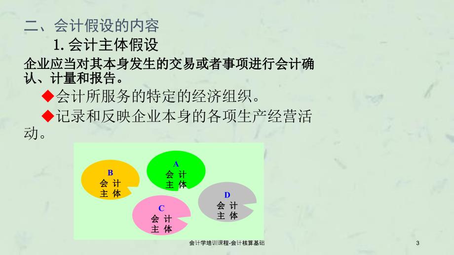 会计学培训课程会计核算基础课件_第3页