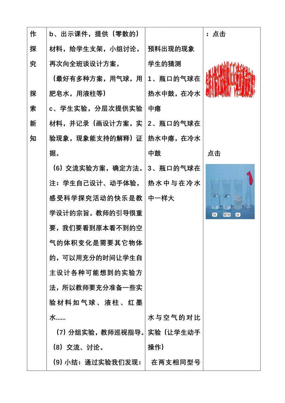 空气的热胀冷缩教学设计_第4页