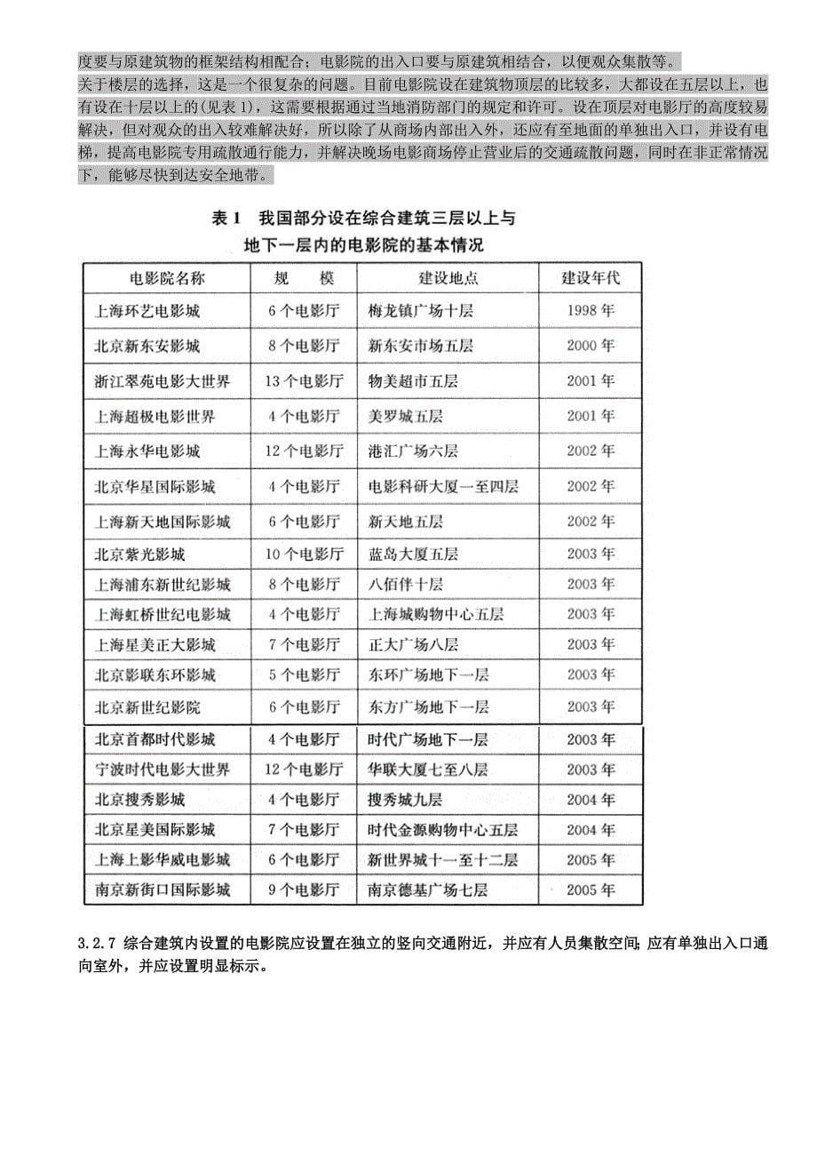 电影院建筑设计规范_第5页