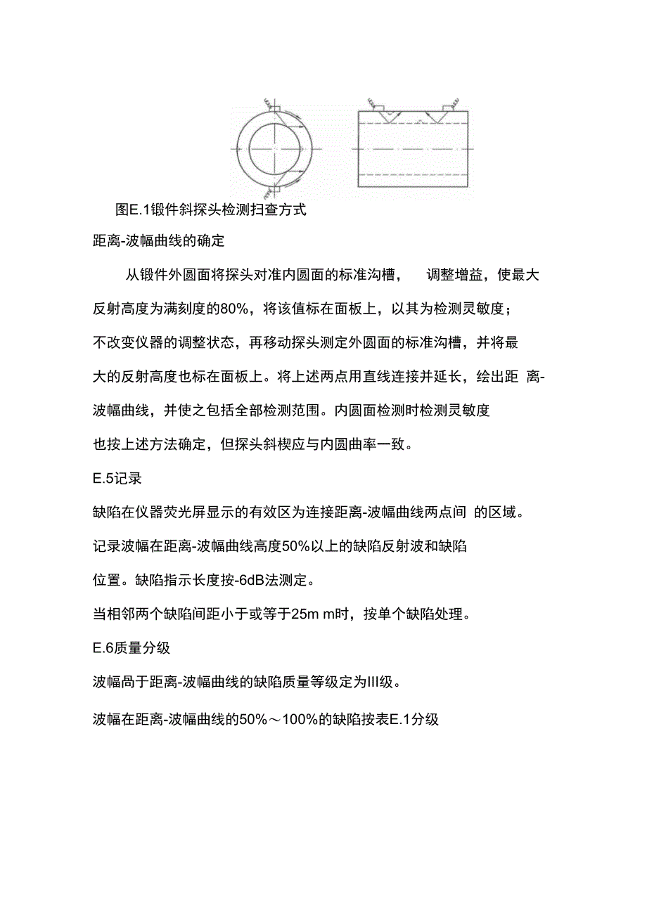 承压设备用钢锻件超声斜探头检测方法和质量分级_第2页