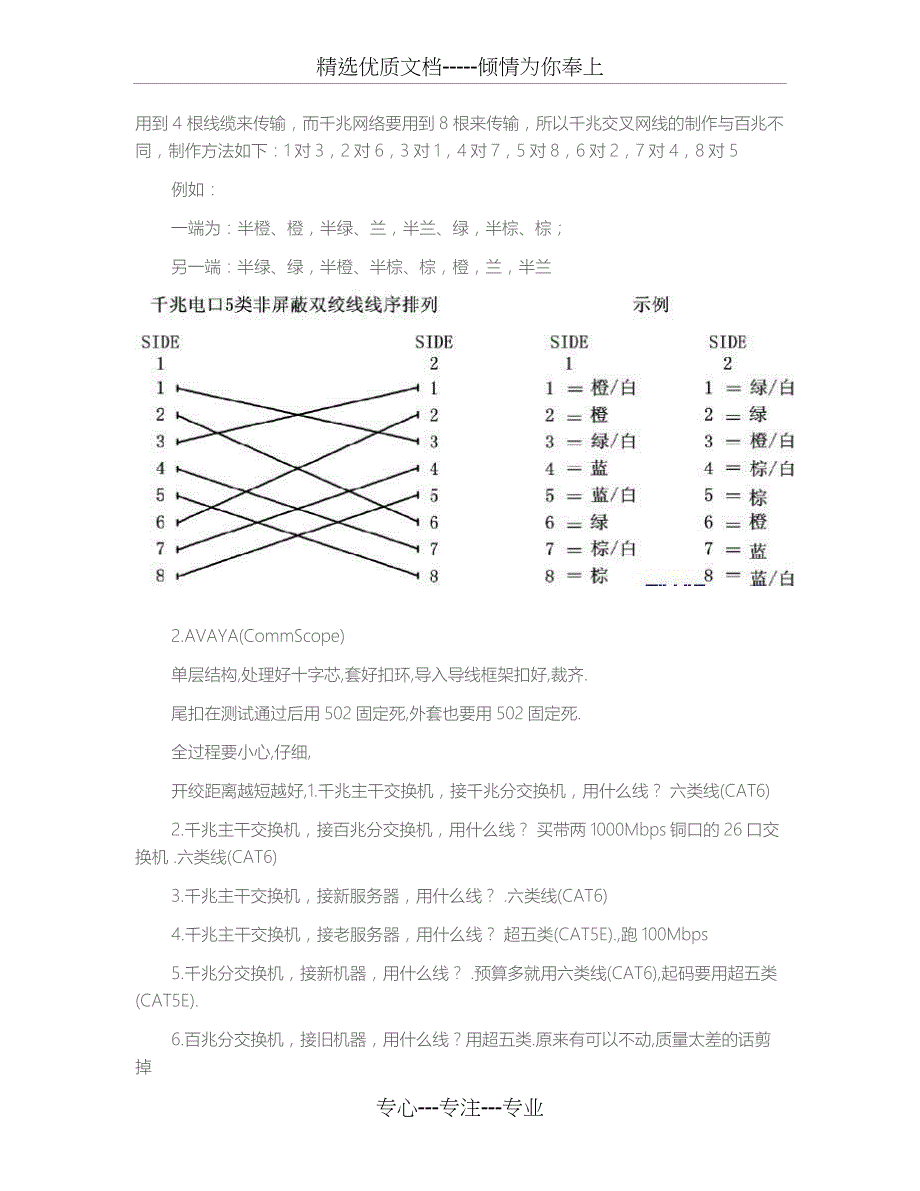 千兆网线与千兆水晶头的制作方法_第2页