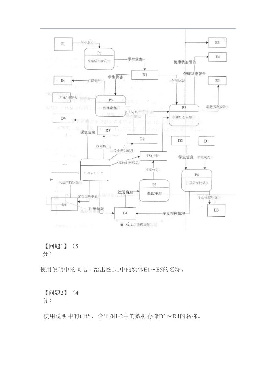 完整word版2019上半年软件设计师下午真题及答案_第3页